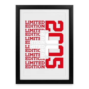 ÉDITION LIMITÉE 2005 21E ANNIVERSAIRE SUISSE - Affiche encadrée (27 × 37 cm) - noir - Devant