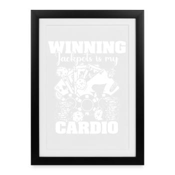 Casino - Framed poster (27 × 37 cm) - black - Front