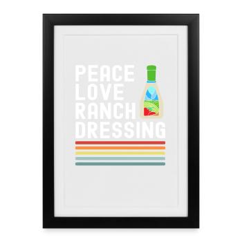 dressing - Framed poster (27 × 37 cm) - black - Front
