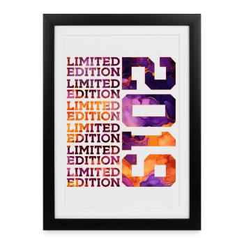 7E ANNIVERSAIRE ÉDITION LIMITÉE 2019 - Affiche encadrée (27 × 37 cm) - noir - Devant