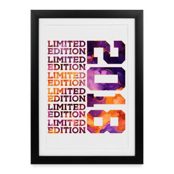 8TH BIRTHDAY LIMITED EDITION 2018 - Framed poster (27 × 37 cm) - black - Front