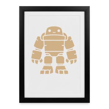 golem - Affiche encadrée (27 × 37 cm) - noir - Devant