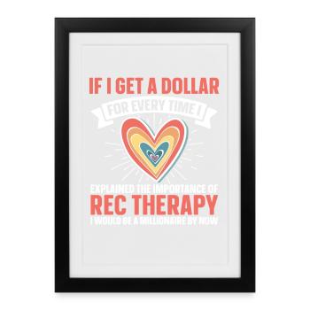 RT Month Appreciation RT Badge Reel Recreational - Framed poster (27 × 37 cm) - black - Front