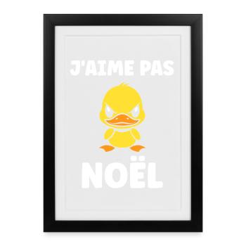 I don't like Christmas - Framed poster (27 × 37 cm) - black - Front