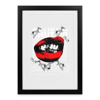 Jabroni - Affiche encadrée (27 × 37 cm) - noir - Devant