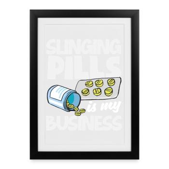 Pharmacist Pharmaceutical Technical - Framed poster (27 × 37 cm) - black - Front