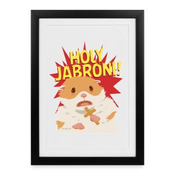 Holy Jabroni - Framed poster (27 × 37 cm) - black - Front