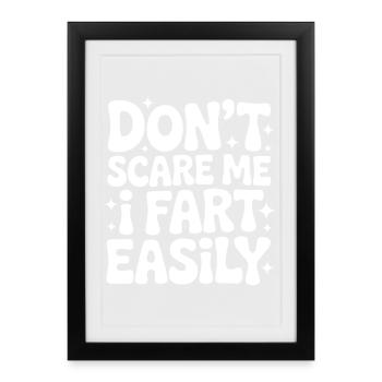 Dictons de pet, pets, cadeau de pets drôles - Affiche encadrée (27 × 37 cm) - noir - Devant