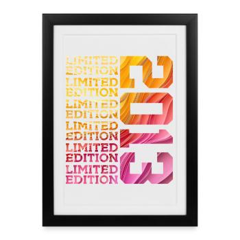 LIMITED EDITION 2013 13 YEARS 13TH BIRTHDAY - Framed poster (27 × 37 cm) - black - Front