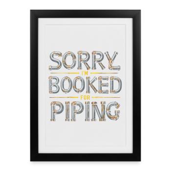 Constructeur de pipeline de couche de tuyau - Affiche encadrée (27 × 37 cm) - noir - Devant