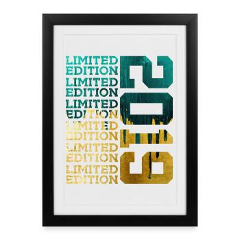 ÉDITION LIMITÉE 2019 7 ANS 7E ANNIVERSAIRE - Affiche encadrée (27 × 37 cm) - noir - Devant