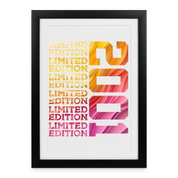 LIMITED EDITION 2001 25 YEARS 25TH BIRTHDAY - Framed poster (27 × 37 cm) - black - Front