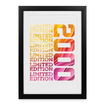 LIMITED EDITION 2000 26 YEARS 26TH BIRTHDAY - Framed poster (27 × 37 cm) - black - Front