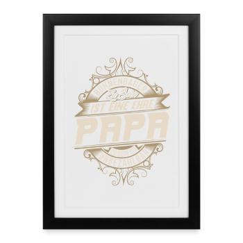 Stage Builder Dad - Framed poster (27 × 37 cm) - black - Front