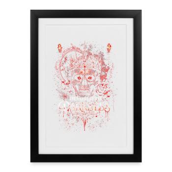 Dark Romance Booktok Devoted To Darkness - Framed poster (27 × 37 cm) - black - Front