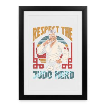 Judo Martial Arts - Framed poster (27 × 37 cm) - black - Front