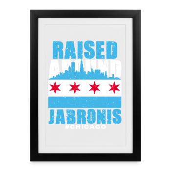 Jabroni élevé autour de Jabronis - Affiche encadrée (27 × 37 cm) - noir - Devant