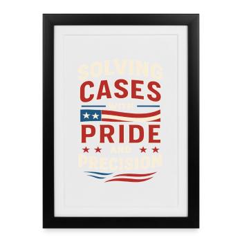 Forensic Nurse Practitioner Pride & Precision - Framed poster (27 × 37 cm) - black - Front