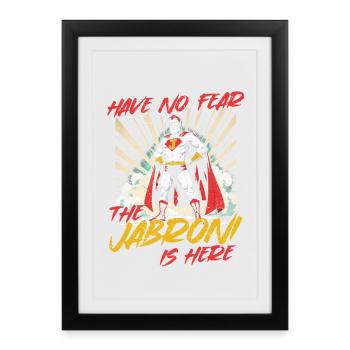 Le Jabroni est là - Affiche encadrée (27 × 37 cm) - noir - Devant