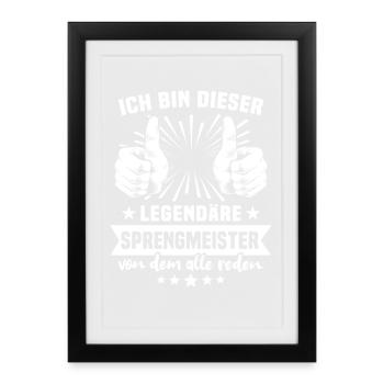 Demolition Legend - Framed poster (27 × 37 cm) - black - Front