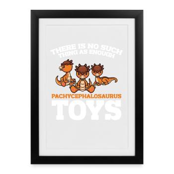 Dinosaur Toys Paléontologue Dino - Affiche encadrée (27 × 37 cm) - noir - Devant