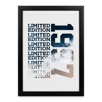 ÉDITION LIMITÉE 1997 29 ANS 29E ANNIVERSAIRE - Affiche encadrée (27 × 37 cm) - noir - Devant
