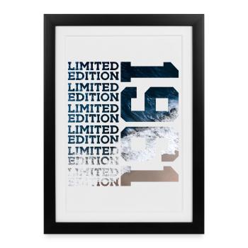 LIMITED EDITION 1961 65 YEARS 65TH BIRTHDAY - Framed poster (27 × 37 cm) - black - Front