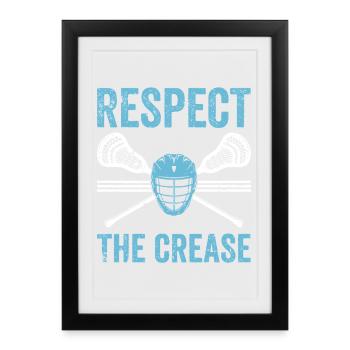 Respect the crease - Framed poster (27 × 37 cm) - black - Front