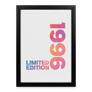 1996 30th Anniversary 30th Anniversary Gift - Framed poster (27 × 37 cm) - black - Front