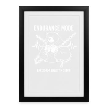 Vélo de route Vélo Vélo Sport Vélo VTT - Affiche encadrée (27 × 37 cm) - noir - Devant