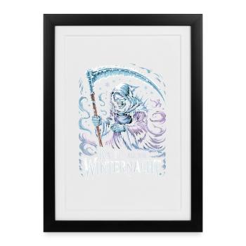 Plus froid que n’importe quelle nuit d’hiver glaciale - Affiche encadrée (27 × 37 cm) - noir - Devant