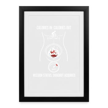 Vélo de route Vélo Vélo Sport Vélo VTT - Affiche encadrée (27 × 37 cm) - noir - Devant