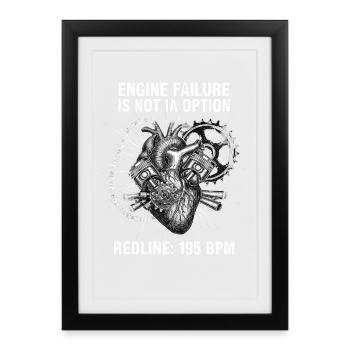 Vélo de route Vélo Vélo Sport Vélo VTT - Affiche encadrée (27 × 37 cm) - noir - Devant