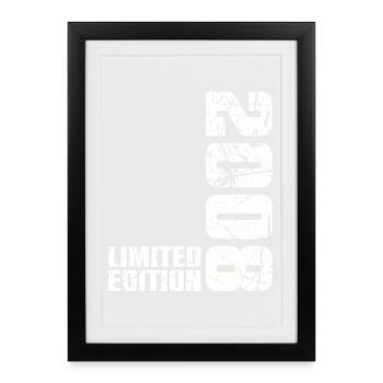 18th Birthday Boy Girl 18 Year Old 2008 Gift - Framed poster (27 × 37 cm) - black - Front