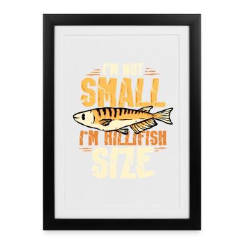 Toothcarp Killfish Toothed carp - Framed poster (27 × 37 cm) - black - Front