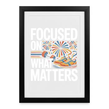 New Years Resolution Motivational Quotes - Framed poster (27 × 37 cm) - black - Front