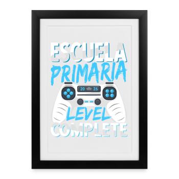 Primary Graduation Gift 2026 School Diploma - Framed poster (27 × 37 cm) - black - Front