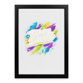 Tamil Squad Tamilisch Sri Lanka - Framed poster (27 × 37 cm) - black - Front