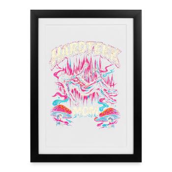 Hardtekk Mom Tekke Allemagne de l’Est - Affiche encadrée (27 × 37 cm) - noir - Devant