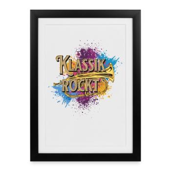 Tenor horn - classical music rocks classical music fan brass music - Framed poster (27 × 37 cm) - black - Front