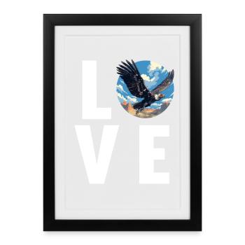 Vulture - Framed poster (27 × 37 cm) - black - Front