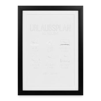 Fishing Gift Man Angler Vacation Plan Norway - Framed poster (27 × 37 cm) - black - Front