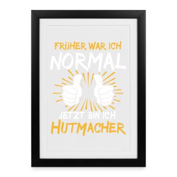 Hatter's Saying - Framed poster (27 × 37 cm) - black - Front