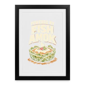 Cambodia Cambodians - Framed poster (27 × 37 cm) - black - Front