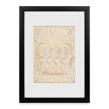 Line Dance Line Dancer Toe Tappin Troublemaker - Framed poster (27 × 37 cm) - black - Front