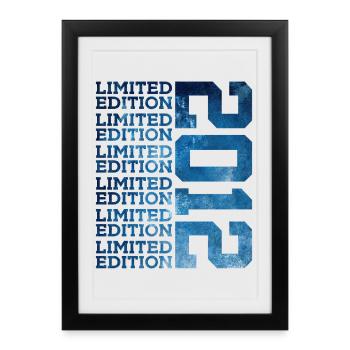 ÉDITION LIMITÉE 2012 14 ANS 14E ANNIVERSAIRE - Affiche encadrée (27 × 37 cm) - noir - Devant
