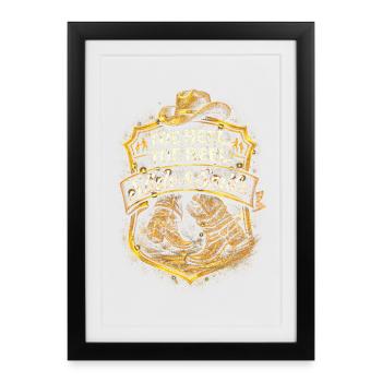 Danse en ligne Danseur en ligne Talon à la pointe - Affiche encadrée (27 × 37 cm) - noir - Devant