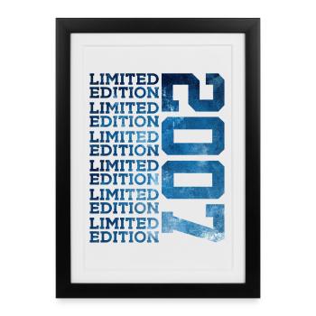 LIMITED EDITION 2007 19 YEARS 19TH BIRTHDAY - Framed poster (27 × 37 cm) - black - Front