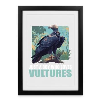 Vulture - Framed poster (27 × 37 cm) - black - Front