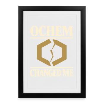 Chimie organique Ochem Ochem Survivant Pré-médecine Chimie - Affiche encadrée (27 × 37 cm) - noir - Devant